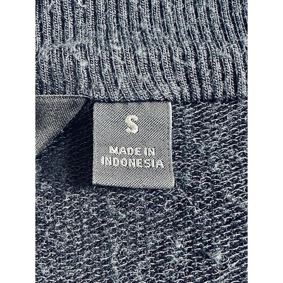 Athleta Women Open Front Cardigan Sweater Size S Black Soft Modal Boho Thumb - Picture 12 of 16